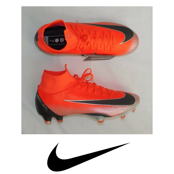 Nike Superfly 6 Pro FG Black Total Orange SoccerPro